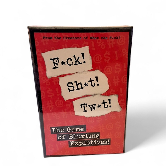 “Fck! Sht! Tw*t!” The Game of Blurting Expletives - New in Box - Picture 2 of 7